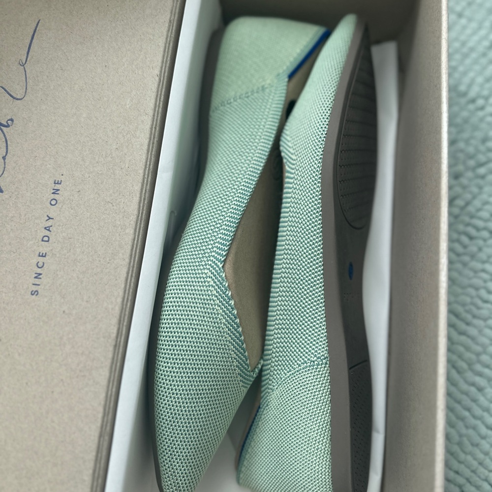 Rothy’s Women's Green Knit Flats size 9